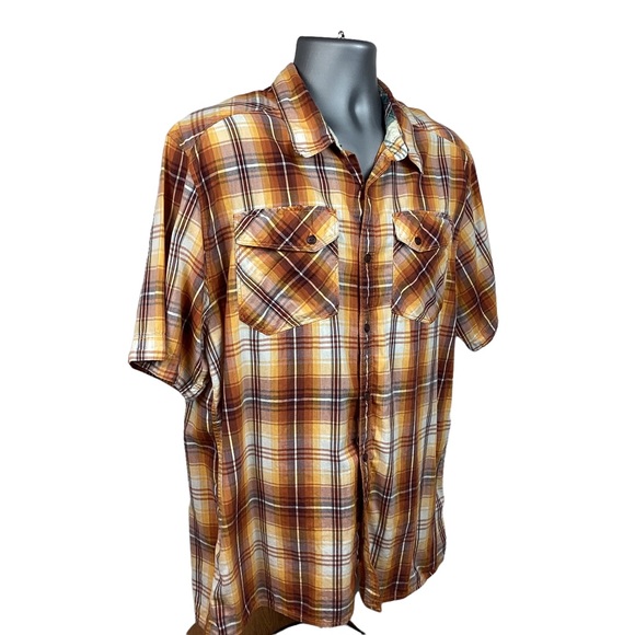 The North Face Distressed Fishing Shirt Plaid Western Cowboy - Picture 8 of 13